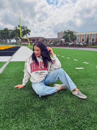 Nebraska Camo Oversized Hoodie