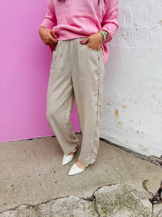 Harper Striped Pants