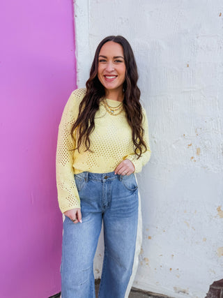 Daphne Sweater-Lemon