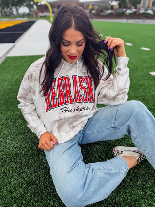 Nebraska Camo Oversized Hoodie