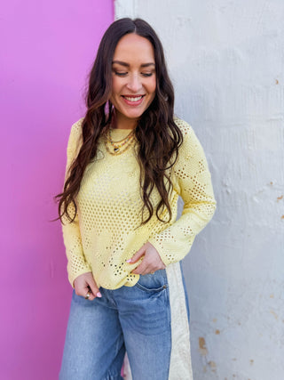 Daphne Sweater-Lemon