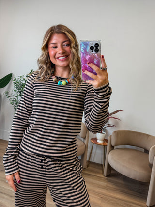 Cozy Contrast Lounge Set