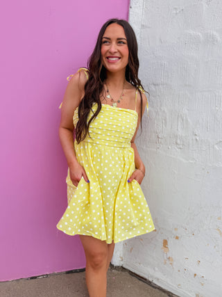 Dotted Daisy Mini Dress
