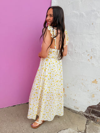 Jess Floral Midi Dress