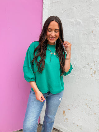 Amber Top-Green