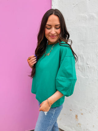 Amber Top-Green