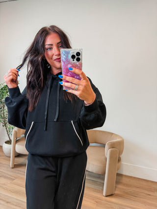 Weekend Mode Hoodie-Black