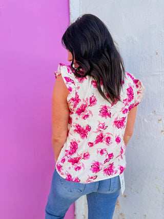 Clara Floral Top
