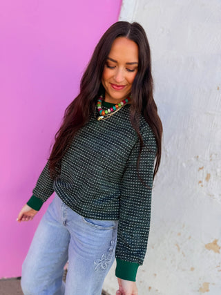 Steph Pullover-Hunter Green