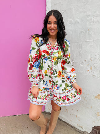 Gina Floral Mini Dress