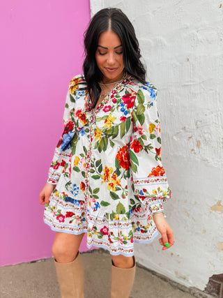 Gina Floral Mini Dress