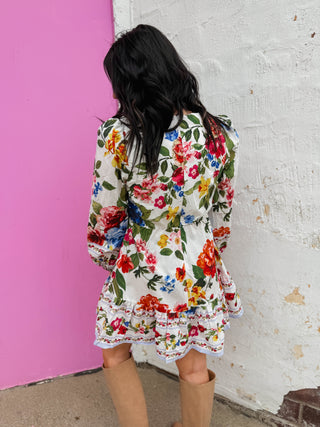 Gina Floral Mini Dress