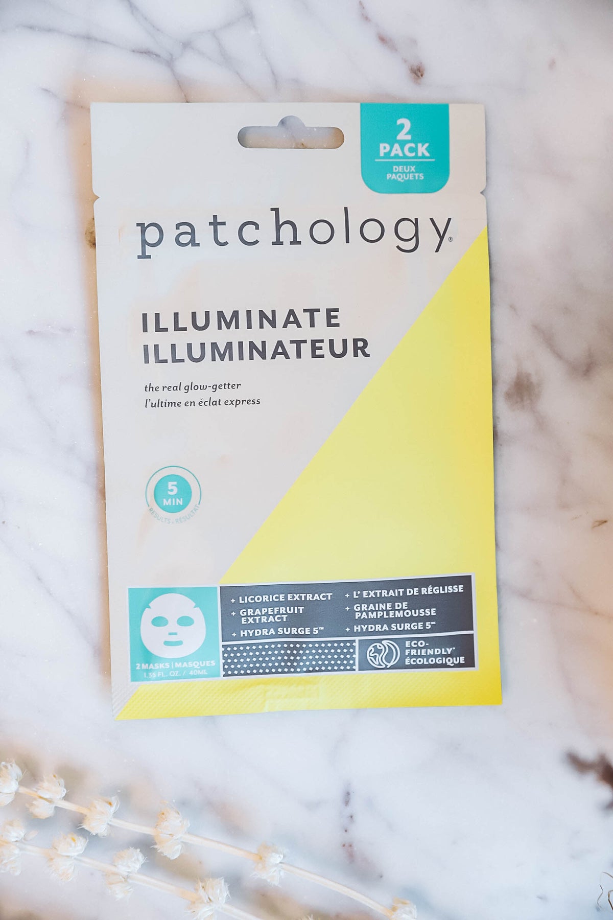 Patchology Illuminate Sheet Mask: 2-Pack