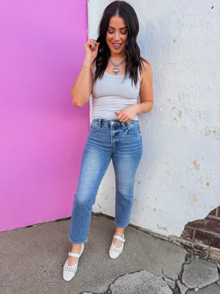 Layer Me Up Tank-Light Grey