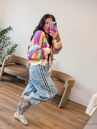 Paisley Pop Joggers