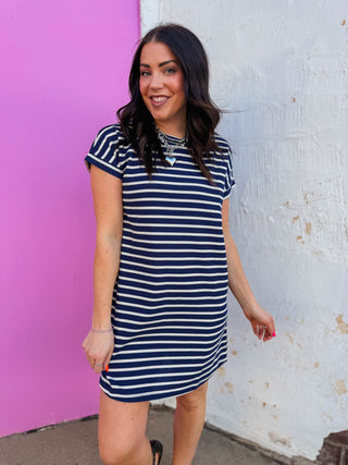 Danielle Striped Mini Dress