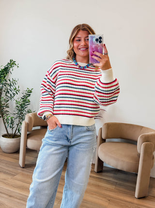 Kadence Striped Sweater