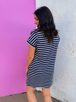 Danielle Striped Mini Dress