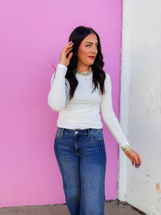 Everyday Essential Long Sleeve-White