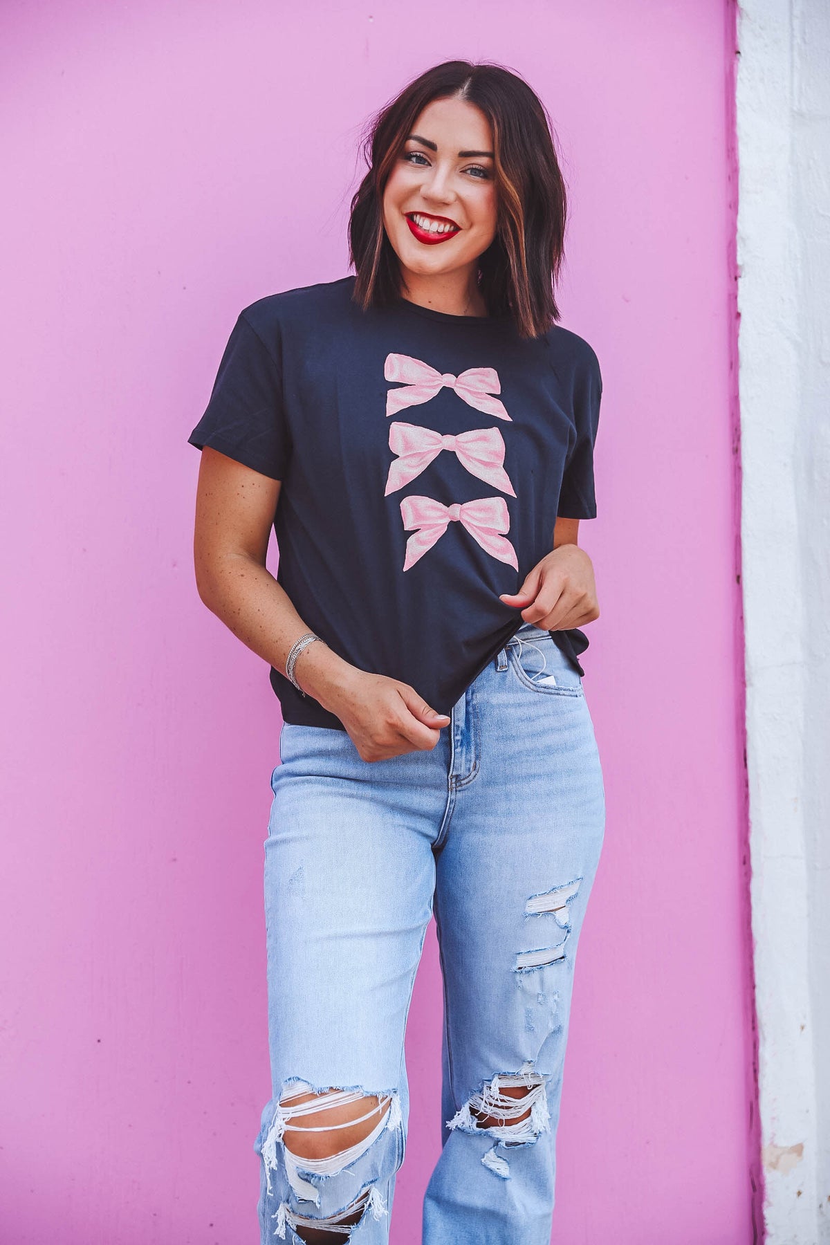 Bow Graphic Tee