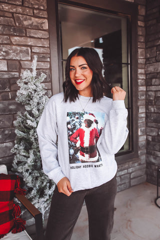 Holiday Hoobie Whatty Crewneck