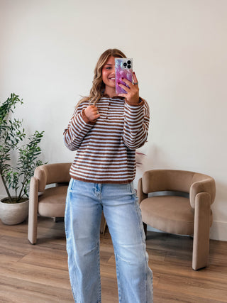 The Elsie Striped Henley Sweater is a cozy striped henley sweater featuring rich dark brown and light blue stripes. The classic henley neckline adds timeless charm, making it perfect for layering through fall. Soft, comfortable fabric ideal for casual days and cooler weather.
house of color Spring
shop by color season