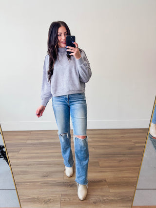 Callie Sweater-H. Grey