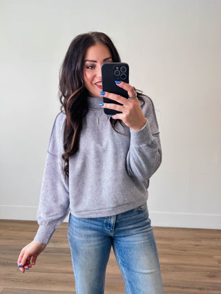 Callie Sweater-H. Grey