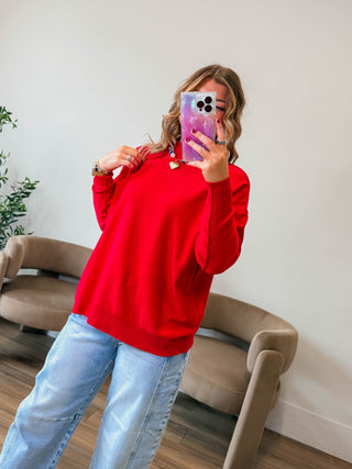 Camille Sweater-Ruby