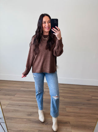 Karson Sweater-Brown