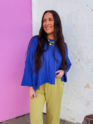 Libby Cable Knit Sweater