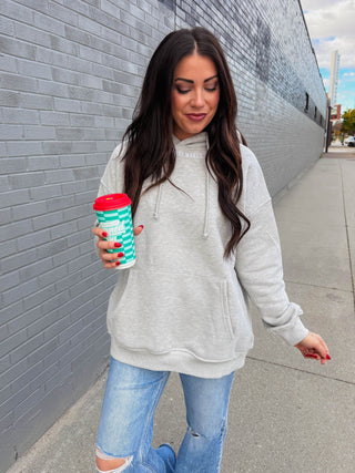 Do What Makes You Happy Hoodie-Grey