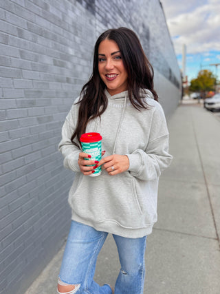 Do What Makes You Happy Hoodie-Grey