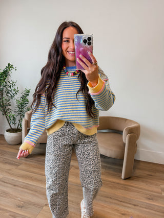Juno Striped Sweater
