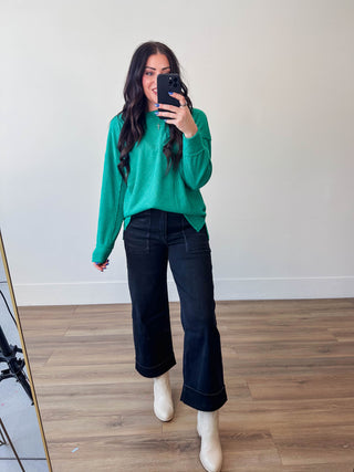 Karson Sweater-Kelly Green