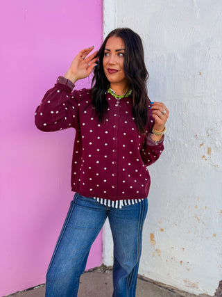 Emily Polka Dot Cardigan