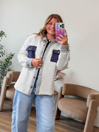 Jen Quilted Shacket