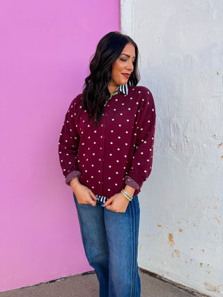 Emily Polka Dot Cardigan