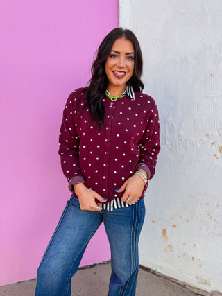 Emily Polka Dot Cardigan