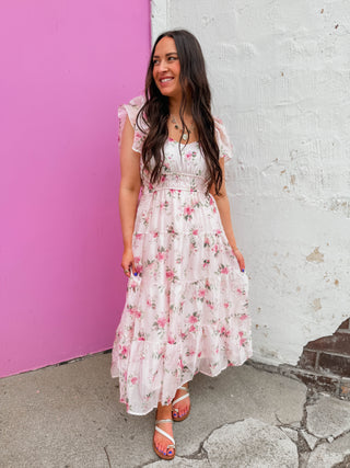 Rosie Floral Midi Dress