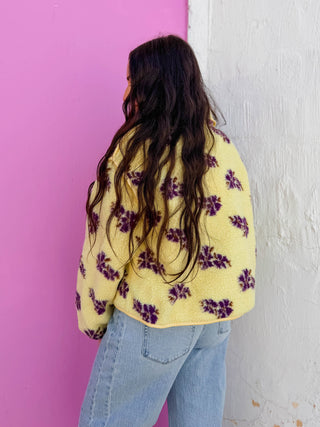 Kay Floral Sherpa Jacket
