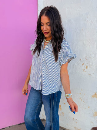 Lindy Striped Top
