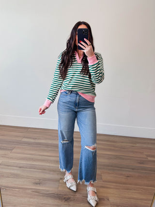 Kami Striped Pullover