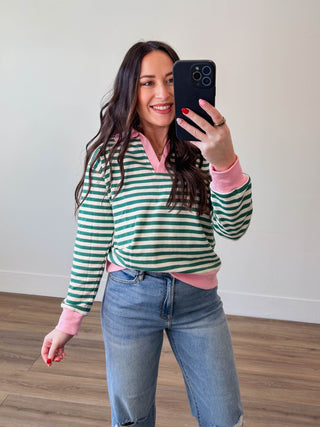 Kami Striped Pullover