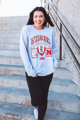 Nebraska Huskers Prep Patch Sweatshirt