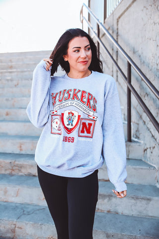 Nebraska Huskers Prep Patch Sweatshirt