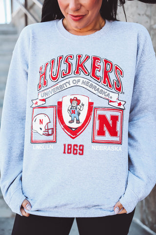 Nebraska Huskers Prep Patch Sweatshirt