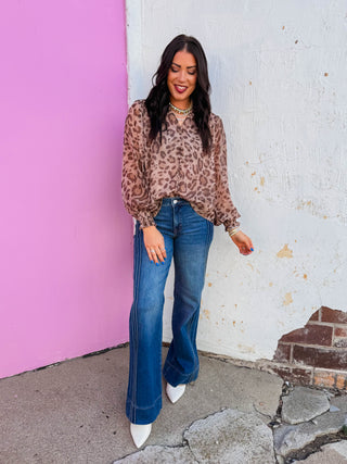Gigi Leopard Top