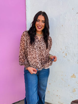Gigi Leopard Top