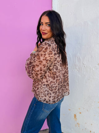 Gigi Leopard Top